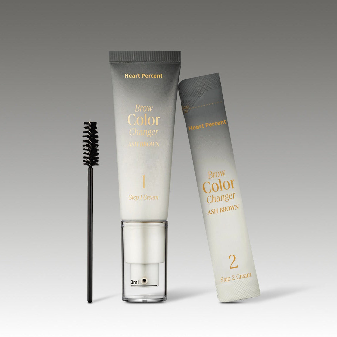HEART PERCENT Brow Color Changer Ash Brown 20ml