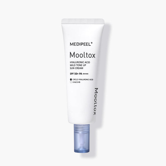 MEDIPEEL Hyaluronic Acid Layer Mooltox Mild Tone Up Sun Cream 50g en stock sur Ma Petite Corée