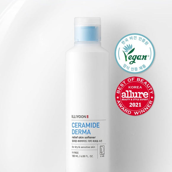 ILLIYOON Ceramide Derma Relief Skin Softener 180ml disponible sur Ma petite Coree, ton Eshop 100% K-beauty en direct de Seoul