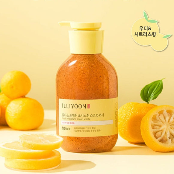 ILLIYOON Fresh Moisture Scrub Wash 400ml en stock sur Ma Petite Corée