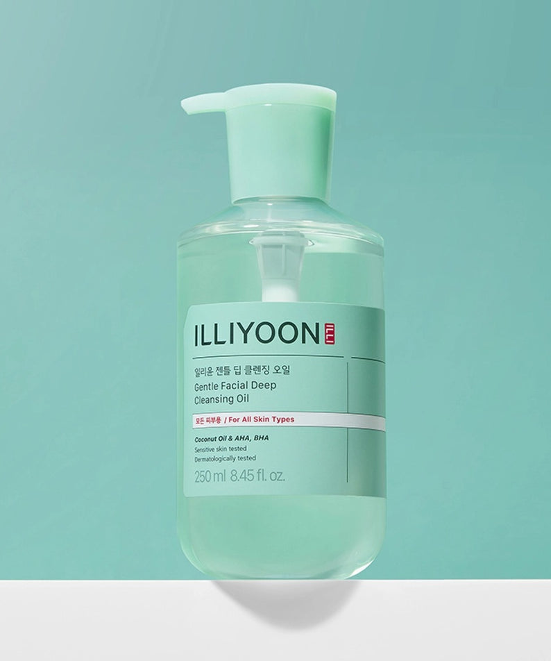 ILLIYOON Gentle Deep Cleansing Oil 250ml pour un nettoyage doux et profond, idéal pour tous les types de peau.