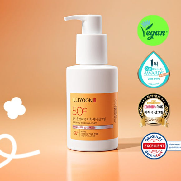 ILLIYOON Mild Easy-Wash Sun Cream 150ml en stock sur Ma Petite Corée