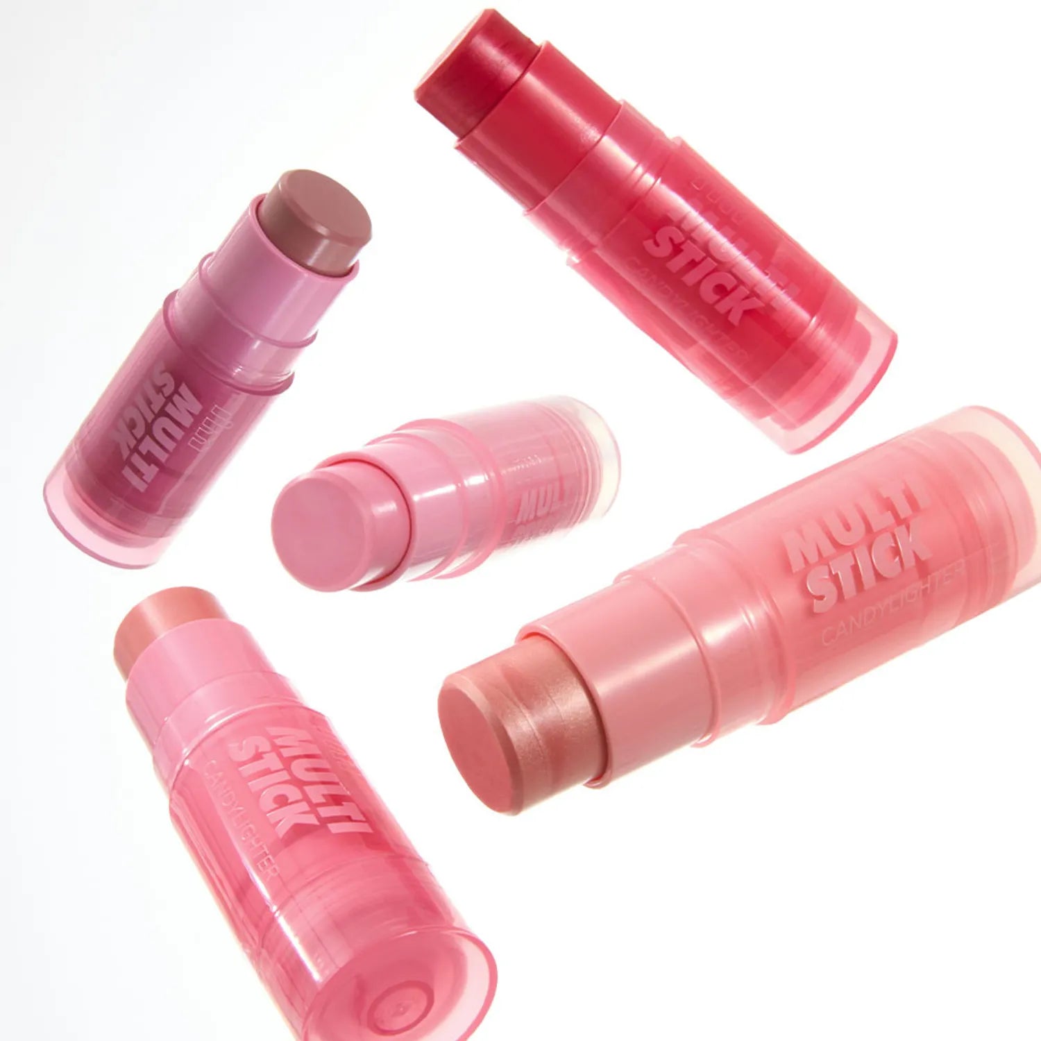 I'M MEME Multi-Stick Candy Lighter, marque I'M MEME, bâtons lumineux aux couleurs rose/rouge sur fond blanc.