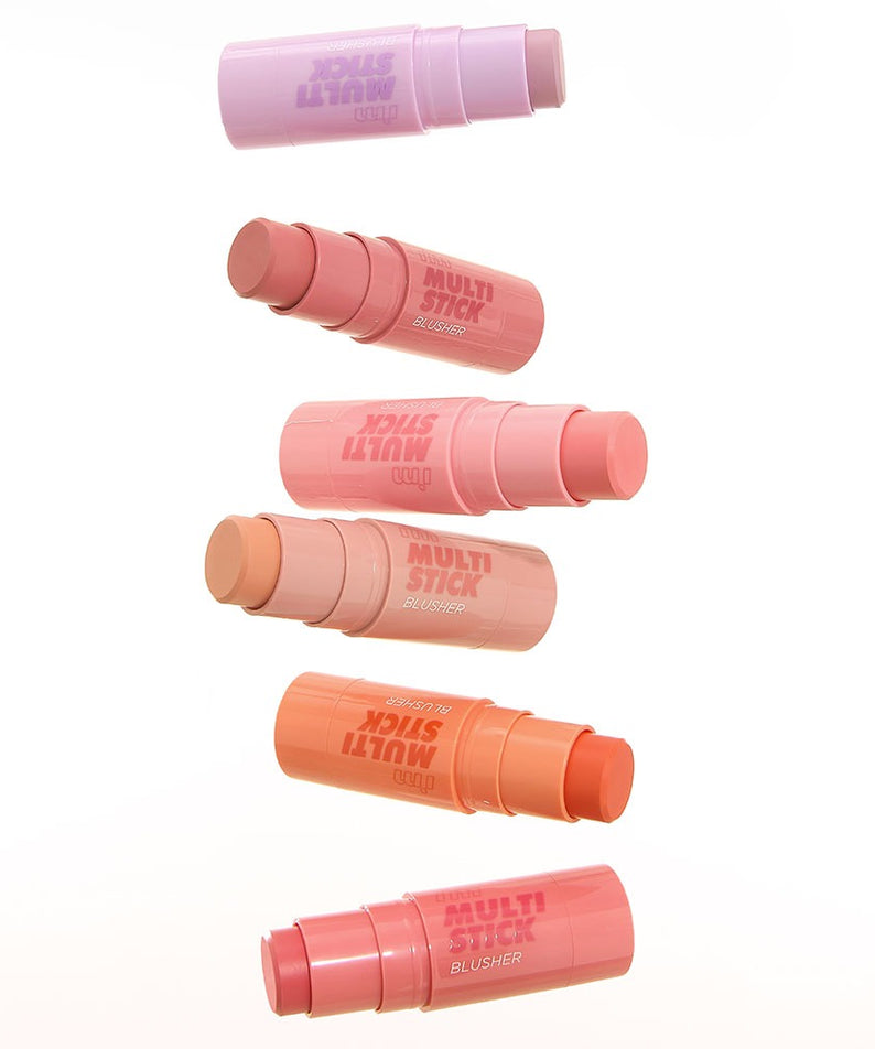 I'M MEME  Multi Stick (Shading/Highlighter/Blusher) de la marque I'M MEME sur fond blanc, stick maquillage déclinés.