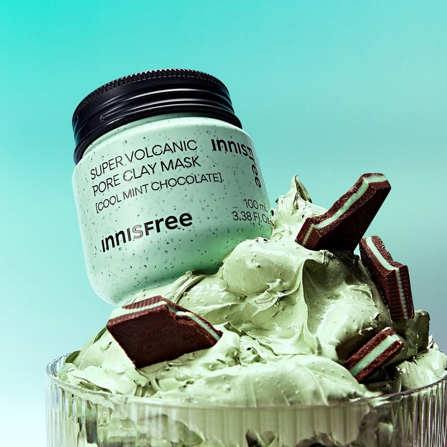 INNISFREE Super Volcanic Pore Clay Mask #Cool Mint Chocolate 100ml