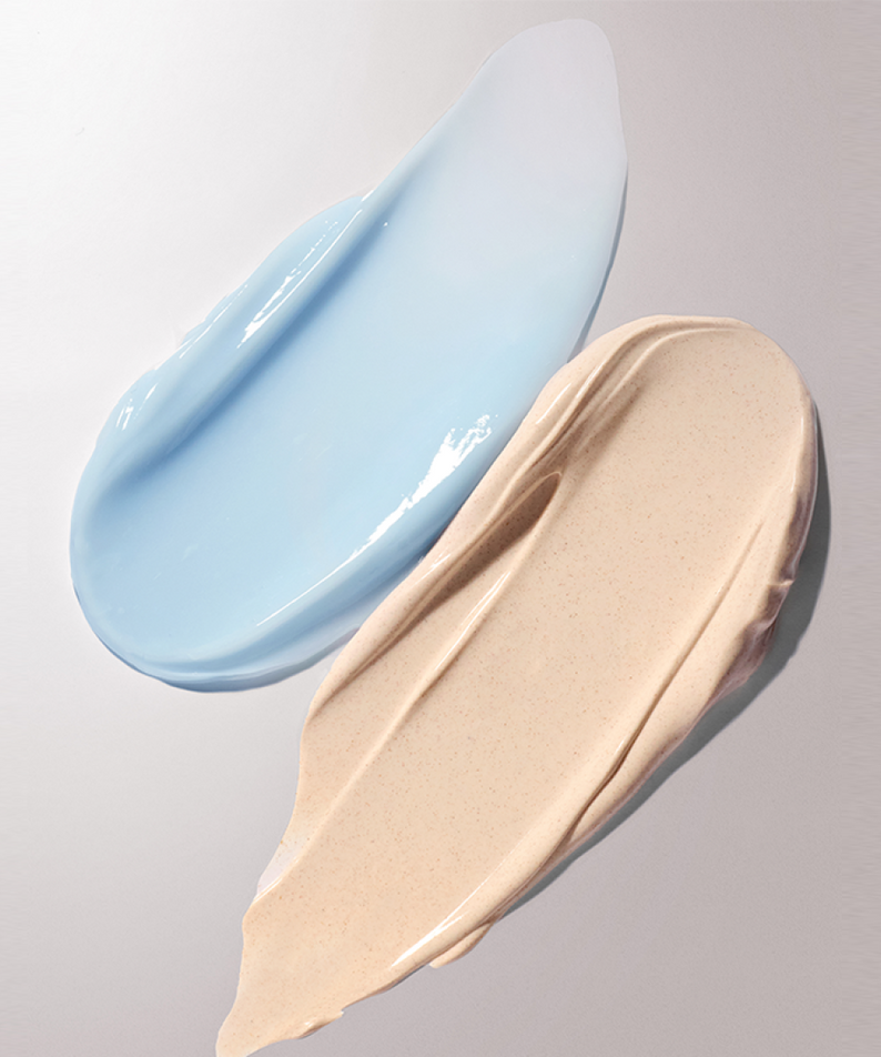 INNISFREE Volcanic Pore Dual Mask 110ml textures bleu et beige pour la peau