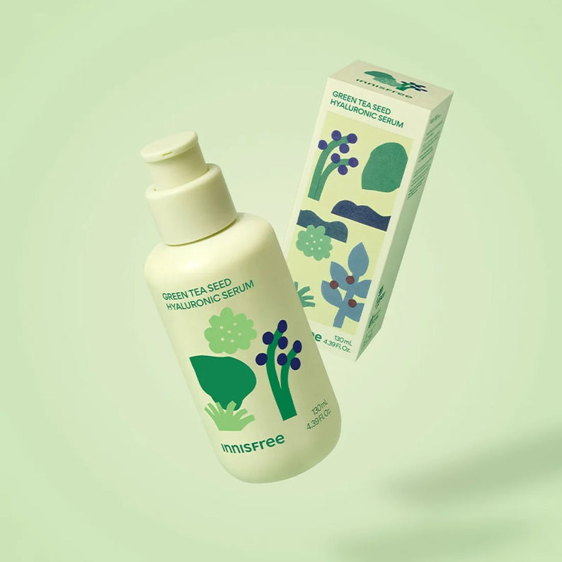 INNISFREE Green Tea Seed Hyaluronic Acid Serum 130ml [Makito Edition]