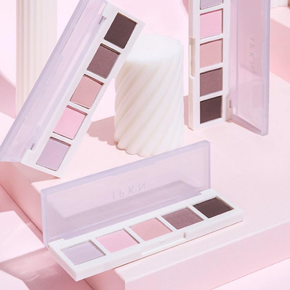IPKN Personal Mood Palette Plain Summer & Winter 5g : palette maquillage marque IPKN en ambiance rose pastel, tons été/hiver.