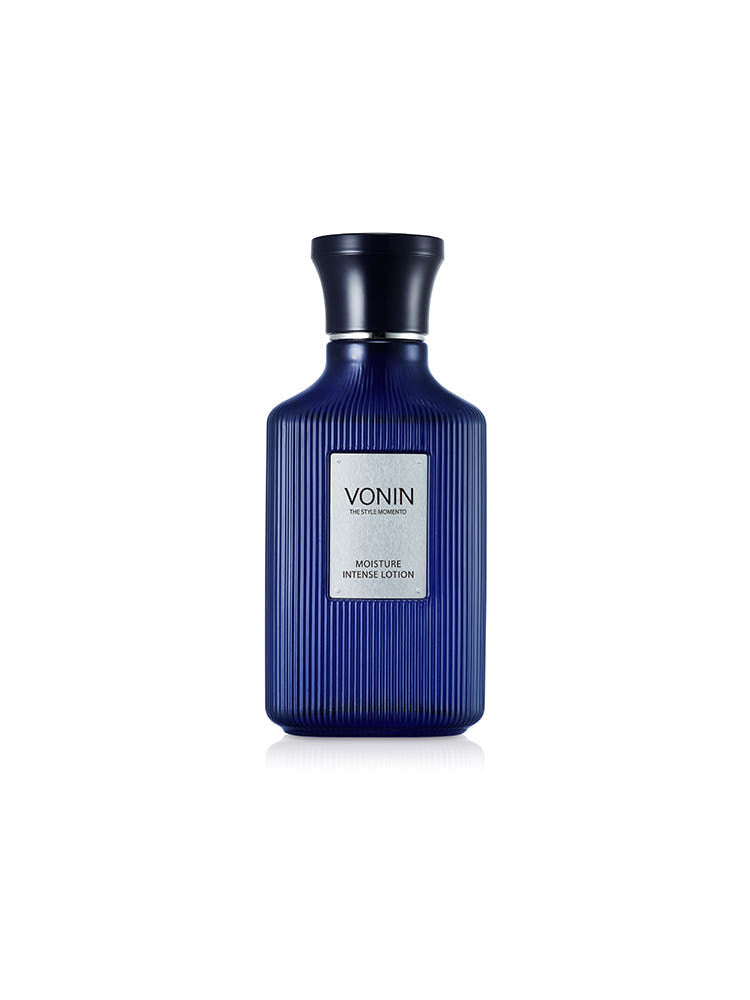 ISAKNOX  Bonin The Style Momento Intense Lotion 150ml, flacon bleu sur fond blanc, produit beauté de la marque ISAKNOX