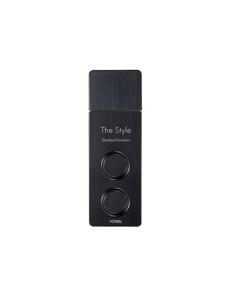 ISAKNOX  Bonin The Style Standard Emulsion 135ml, flacon noir sur fond blanc, produit coiffure VONIN