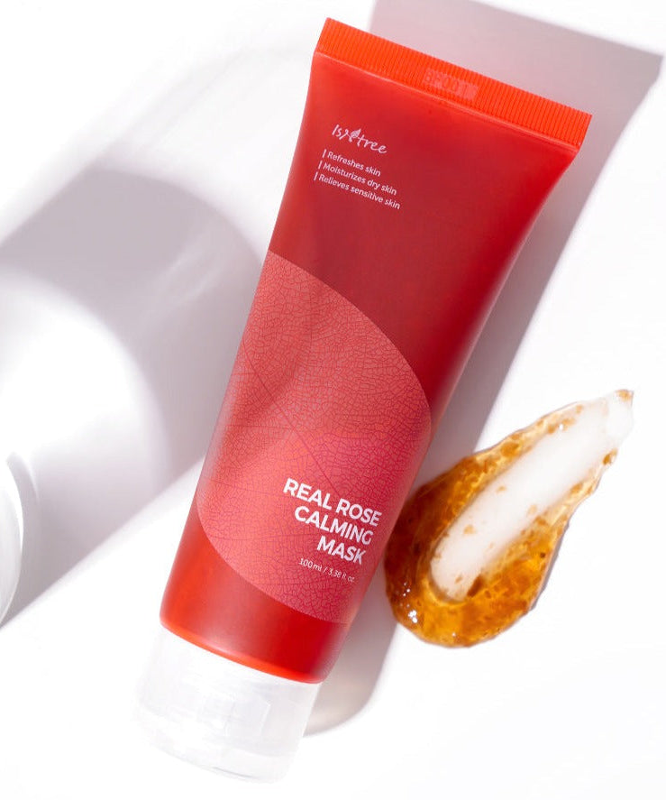 ISNTREE Real Rose Calming Mask 100ml disponible sur Ma petite Coree, ton Eshop 100% K-beauty en direct de Seoul