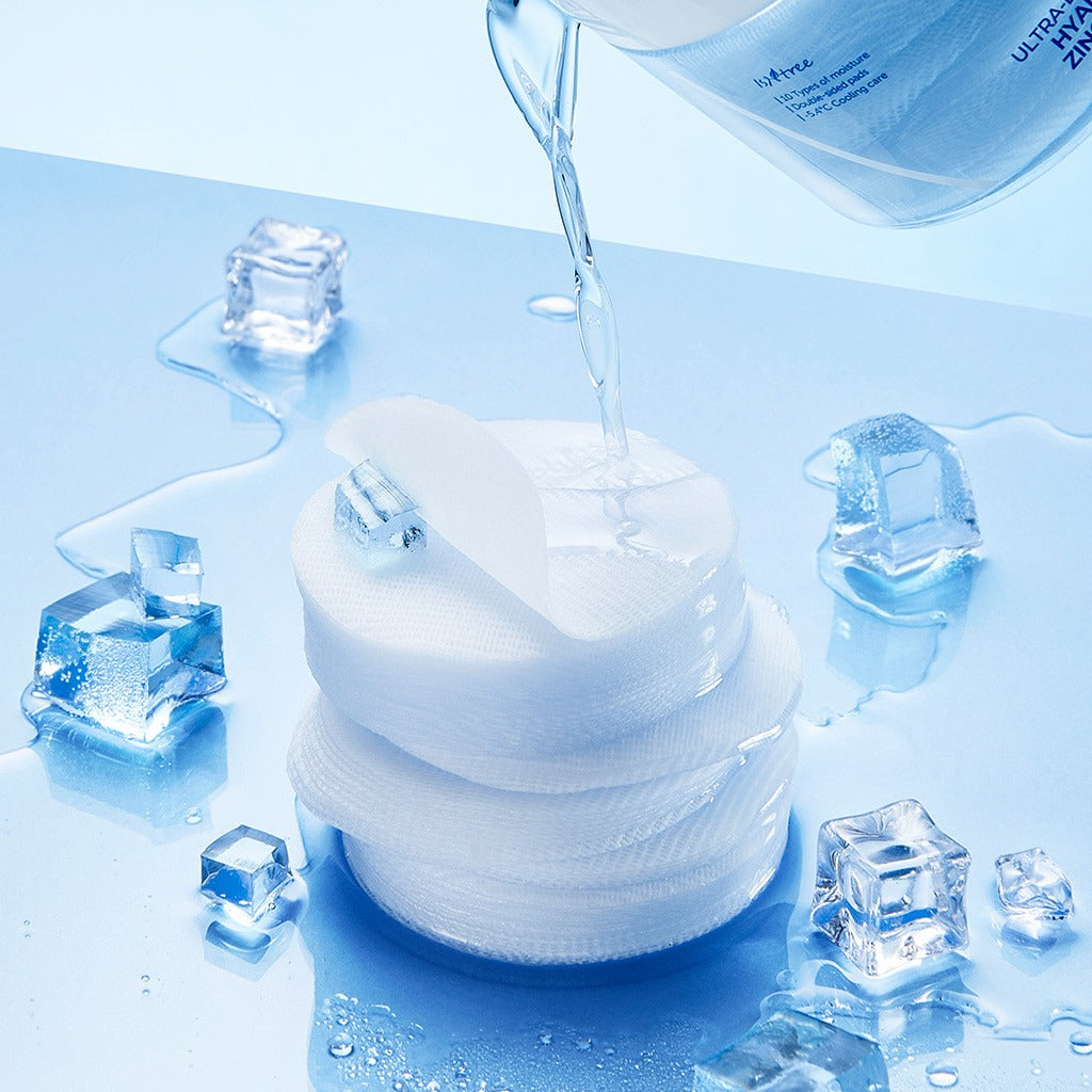 ISNTREE  Hyaluronic Acid ZINC Cooling Pad 60 Sheets