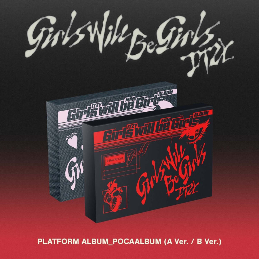 ITZY - [Girls Will Be Girls] PLATFORM ALBUM (POCAALBUM A / B Ver.) (Set of 2) - Album Kpop