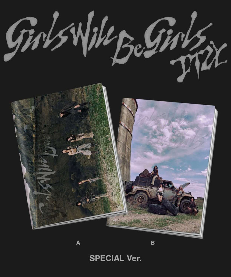 ITZY - [Girls Will Be Girls] (SPECIAL EDITION) - Album Kpop : jaquettes spéciales ITZY, visuels duo A/B.