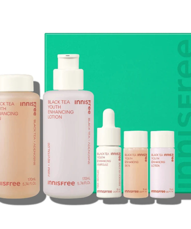INNISFREE Black Tea Youth Enhancing Set (Skin & Lotion)