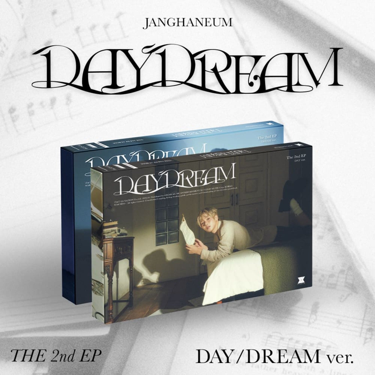 JANG HANEUM - The 2nd EP Album [DAYDREAM] (DAY ver. / DREAM ver.) (Random 1 of 2) Album Kpop, visuel DAYDREAM