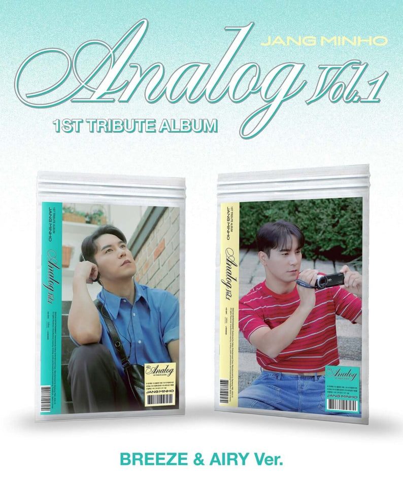 JANG MIN HO - 1ST TRIBUTE ALBUM [Analog Vol.1] (POCA) (AIRY Ver. / BREEZE Ver.) (Random 1 of 2) Kpop : boîtiers de photos