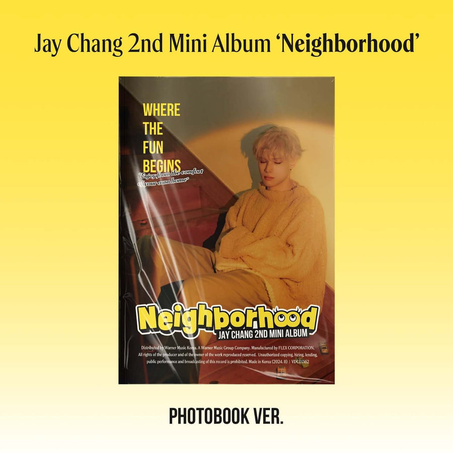 JAY CHANG - 2nd Mini Album [Neighborhood] (Photobook Ver.) - Album Kpop