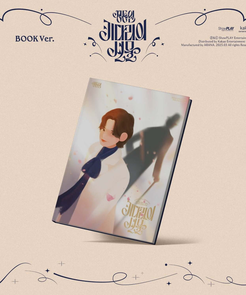 JEONG DONGWON - 2nd Album ‘ ’ (Book Ver.) - Album Kpop, couverture “Book Ver.” sur fond beige, visuel promo Jeong Dongwon