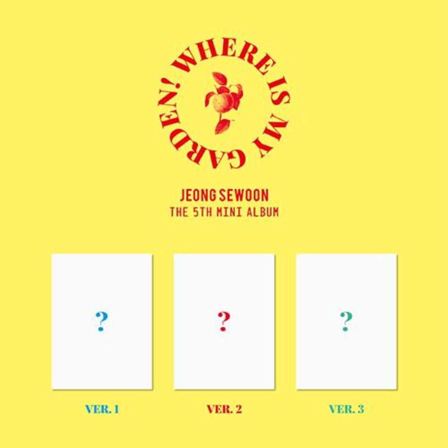 JEONG SEWOON - THE 5TH MINI ALBUM [Where is my Garden!] (3 Random 1) - Album Kpop