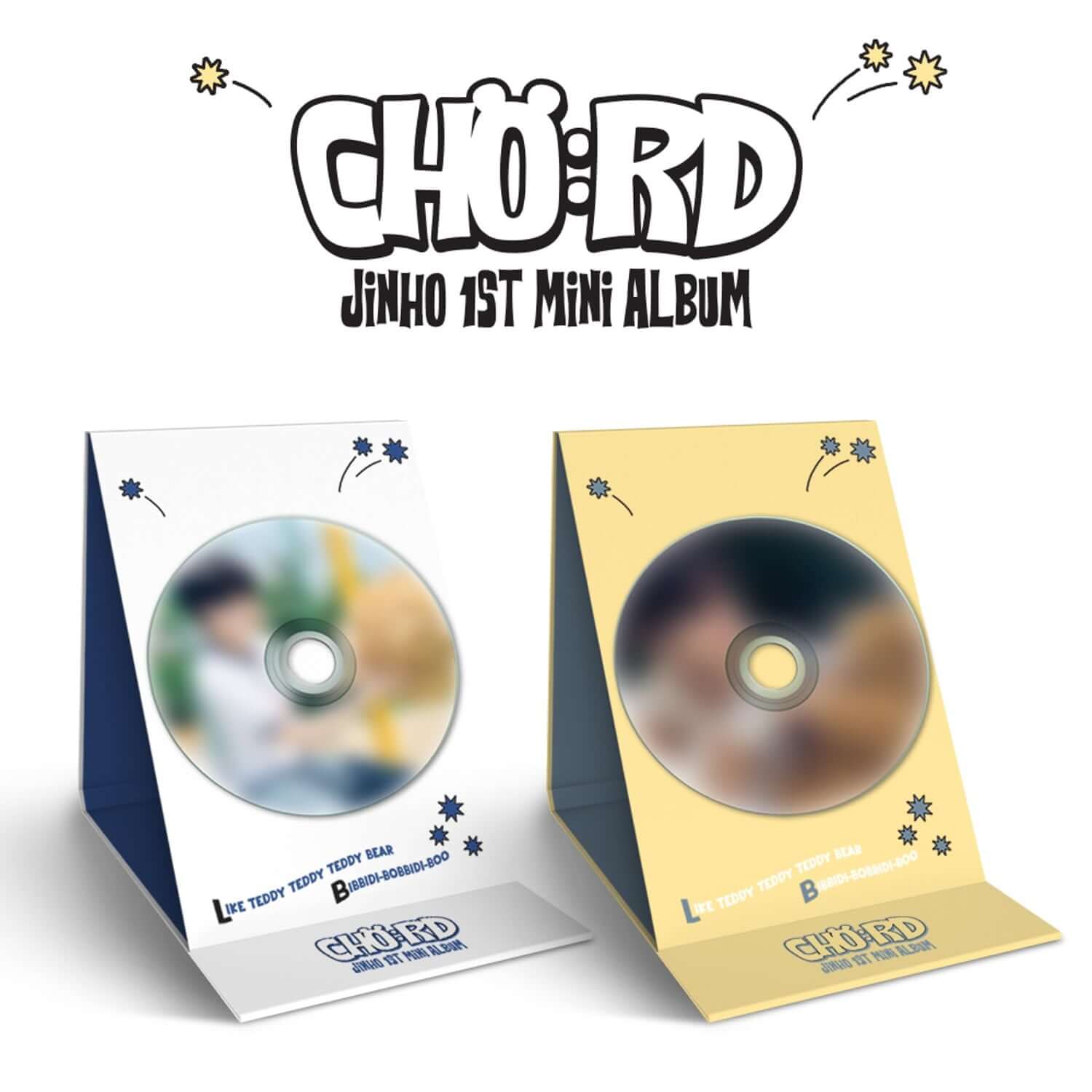 JIN (BTS) - 1st MINI ALBUM [CHO:RD] (Dream ver. / Reality ver.) (Set of 2) - Album Kpop, coffret complet avec CD.