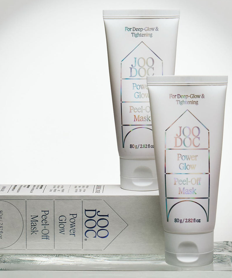 JOODOC  Collagen High-Nutrient Radiance Pack 80ml : pack de produits sur fond clair, tubes et boîtes skincare