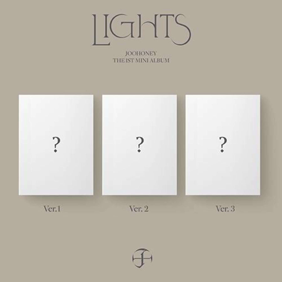 JOOHEON - 1st Album [LIGHTS] (VER.1 / VER.2 / VER.3) [Set of 3] - Album Kpop