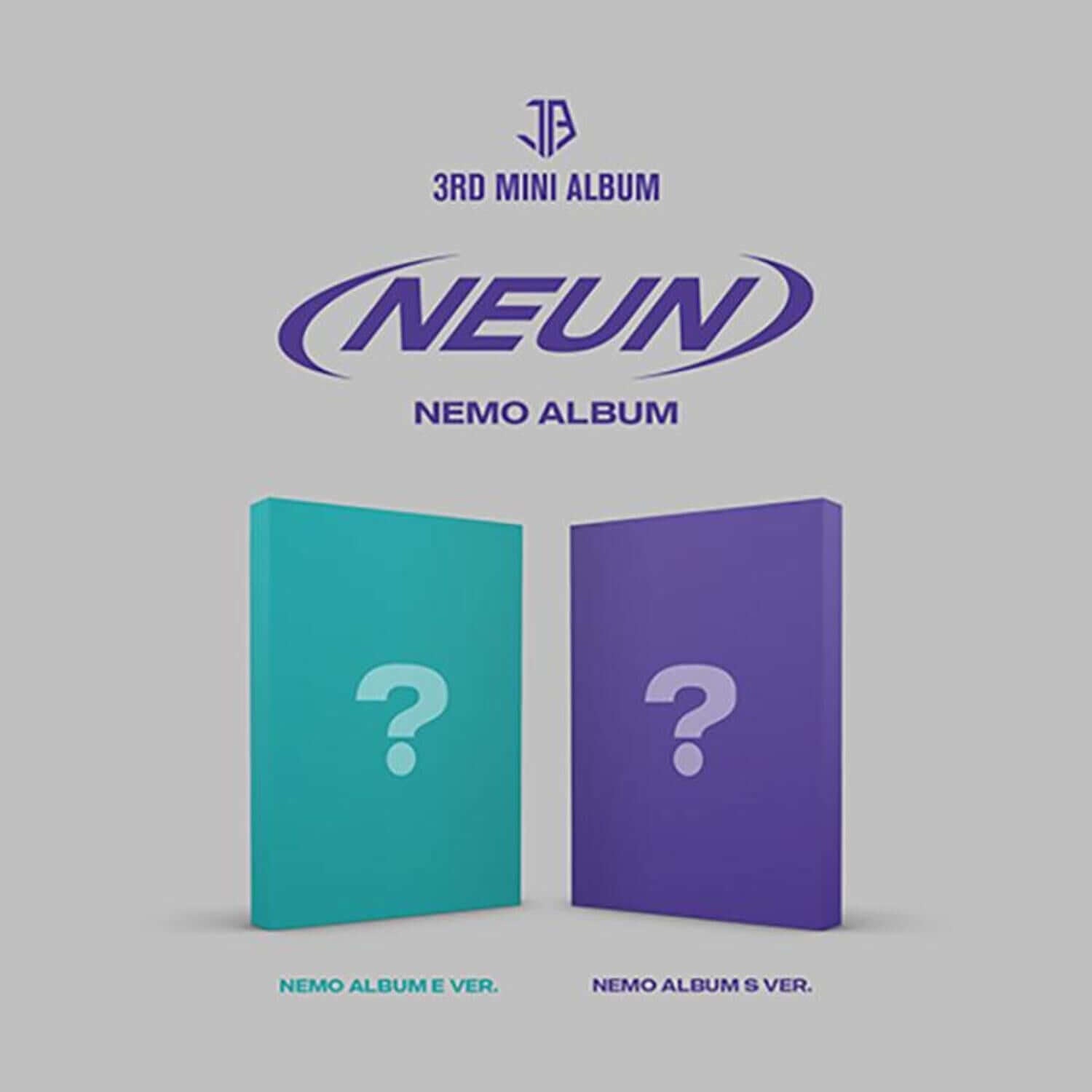 JUST B - 3RD [= (NEUN)] (NEMO ALBUM) (Set of 2) Album Kpop de la marque JUST B, coffret double versions NEMO.