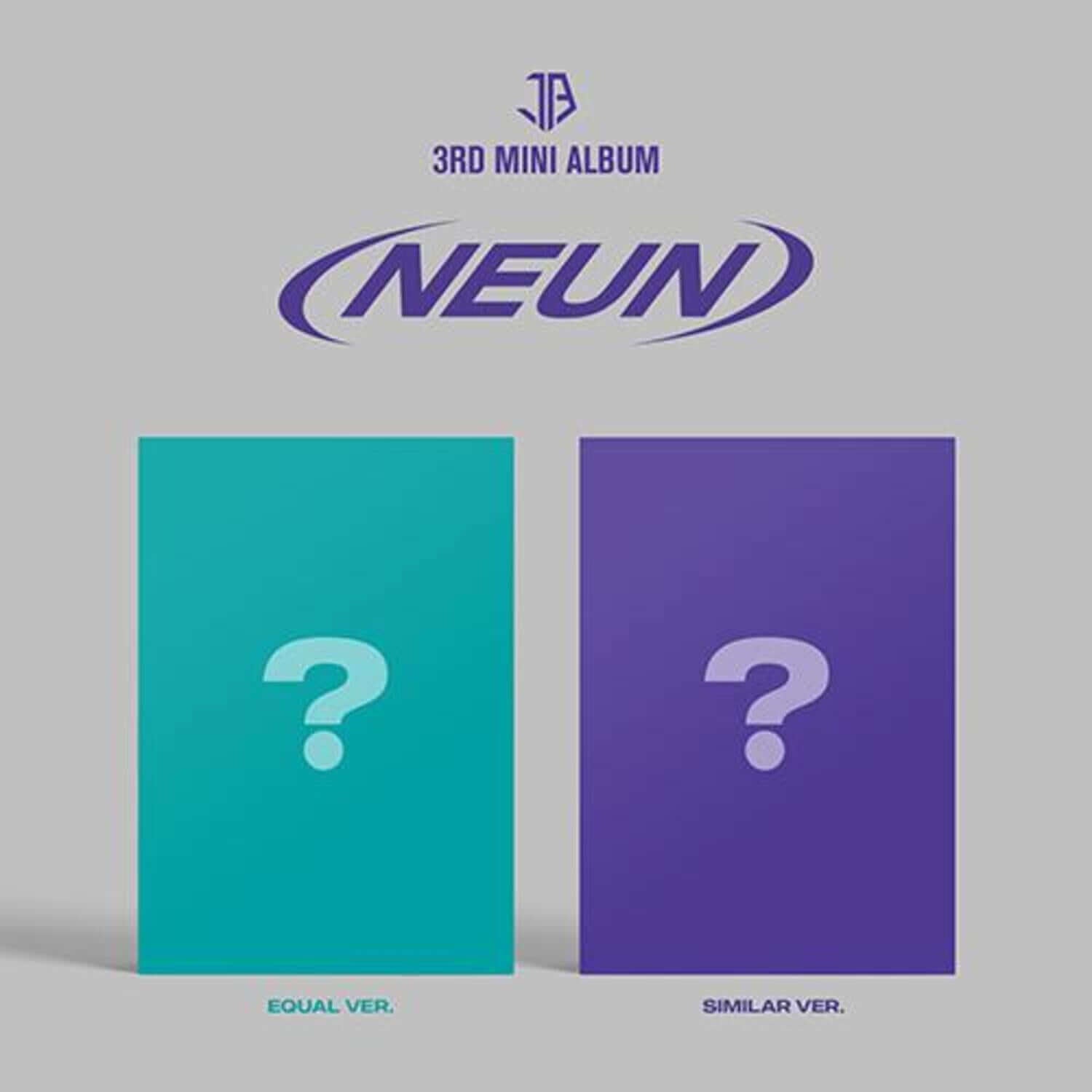 JUST B - 3RD [= (NEUN)] (Set of 2) - Album Kpop, coffrets NEUN avec versions Equal et Similar, visuel 3RD MINI