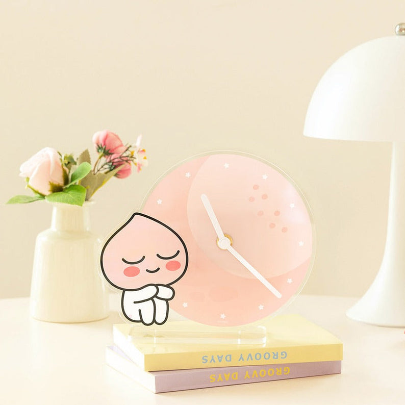 KAKAO FRIENDS Acrylic Table Clock disponible sur Ma petite Coree, ton Eshop 100% K-beauty en direct de Seoul
