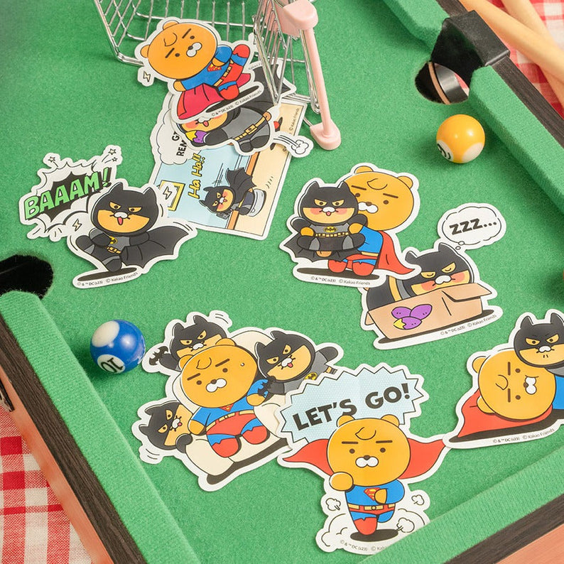 KAKAO FRIENDS KAKAOxDC Collaboration Deco Stickers disponible sur Ma petite Coree, ton Eshop 100% K-beauty en direct de Seoul