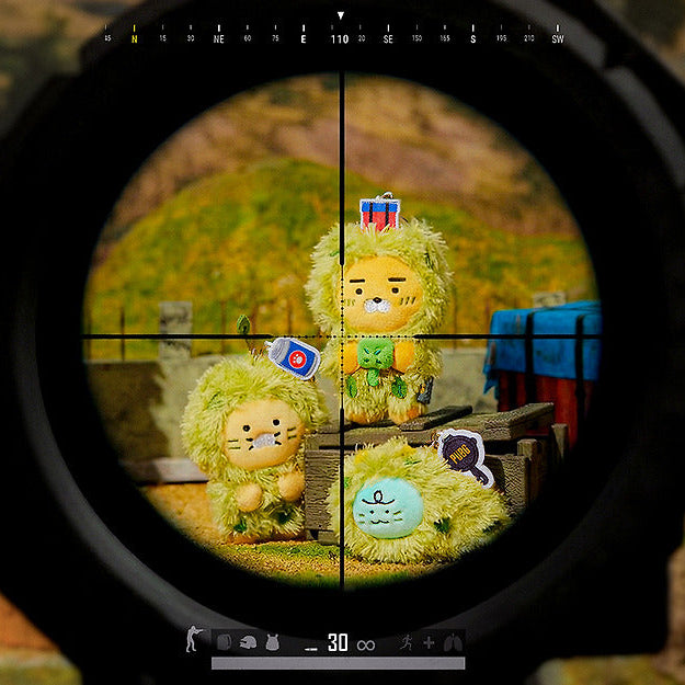 KAKAO FRIENDS Battleground X Friends Keychain Doll