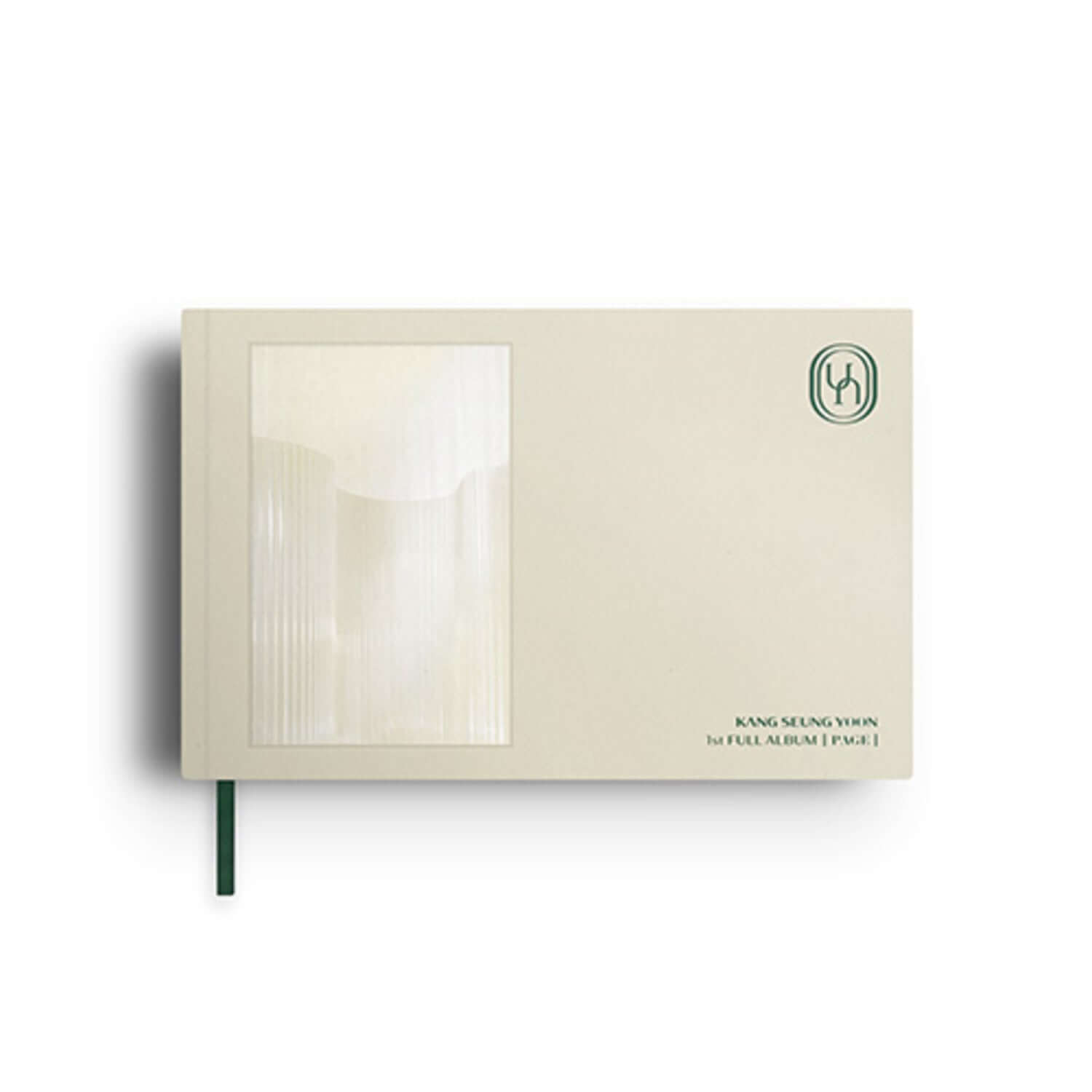 KANG SEUNG YOON - 1st FULL ALBUM [PAGE] PROLOGUE ver. - Album Kpop, pochette beige minimaliste sur fond clair