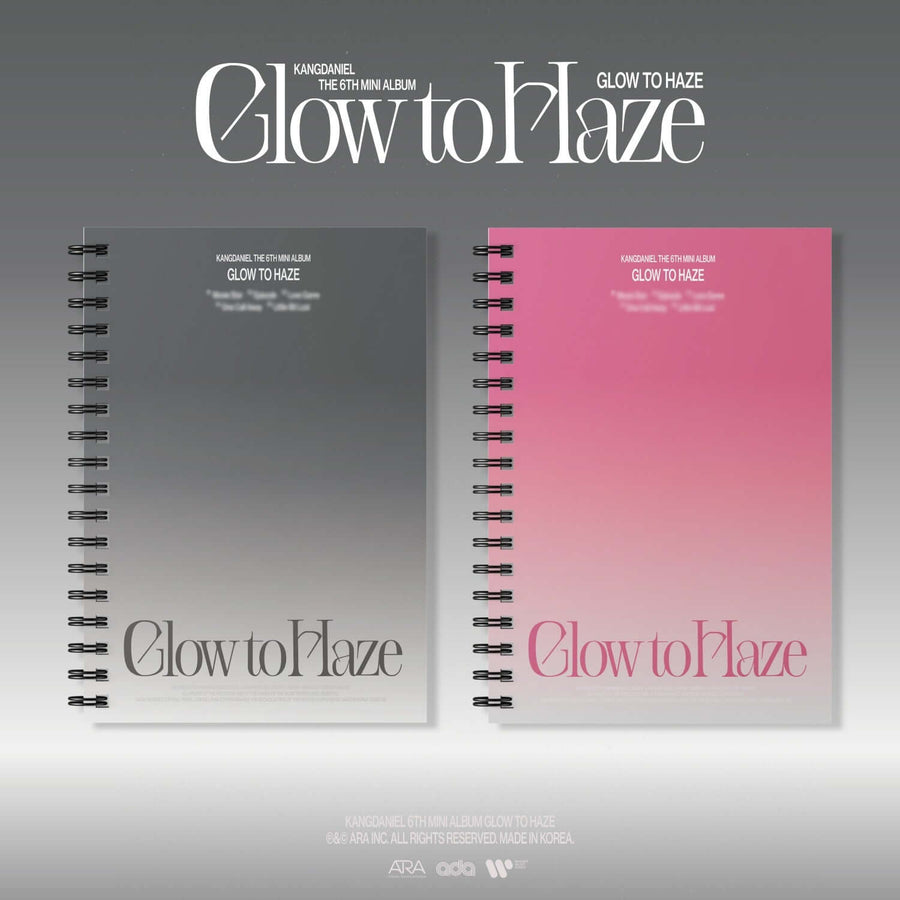KANGDANIEL - [Glow to Haze] (Photo Book Ver.) Glow ver., Haze ver. (Set of 2) - Album Kpop