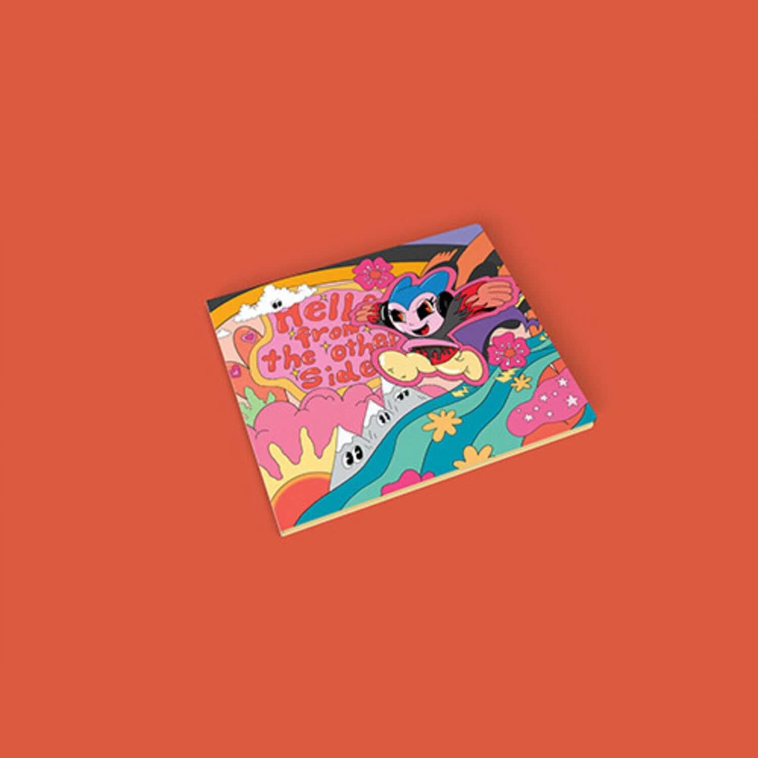 KENTA SANGGYUN - 1st EP [Hello from the other side] - Album Kpop, jaquette colorée sur fond orange, produit KENTA SANGGYUN