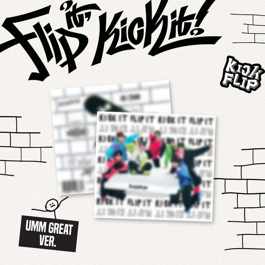 KICKFLIP - 1st Mini Album [Flip it, Kick it!] (Umm Great ver.) - Album Kpop