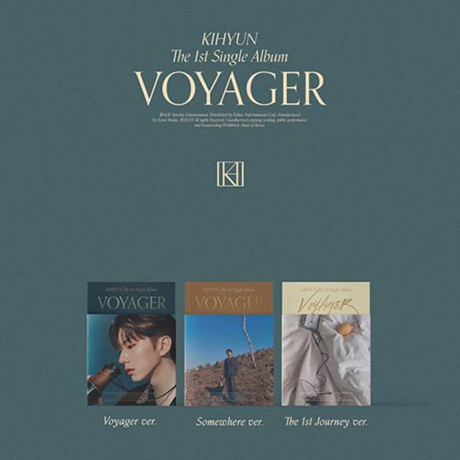 KIHYUN - 1st Album [VOYAGER] (Random) - Album Kpop