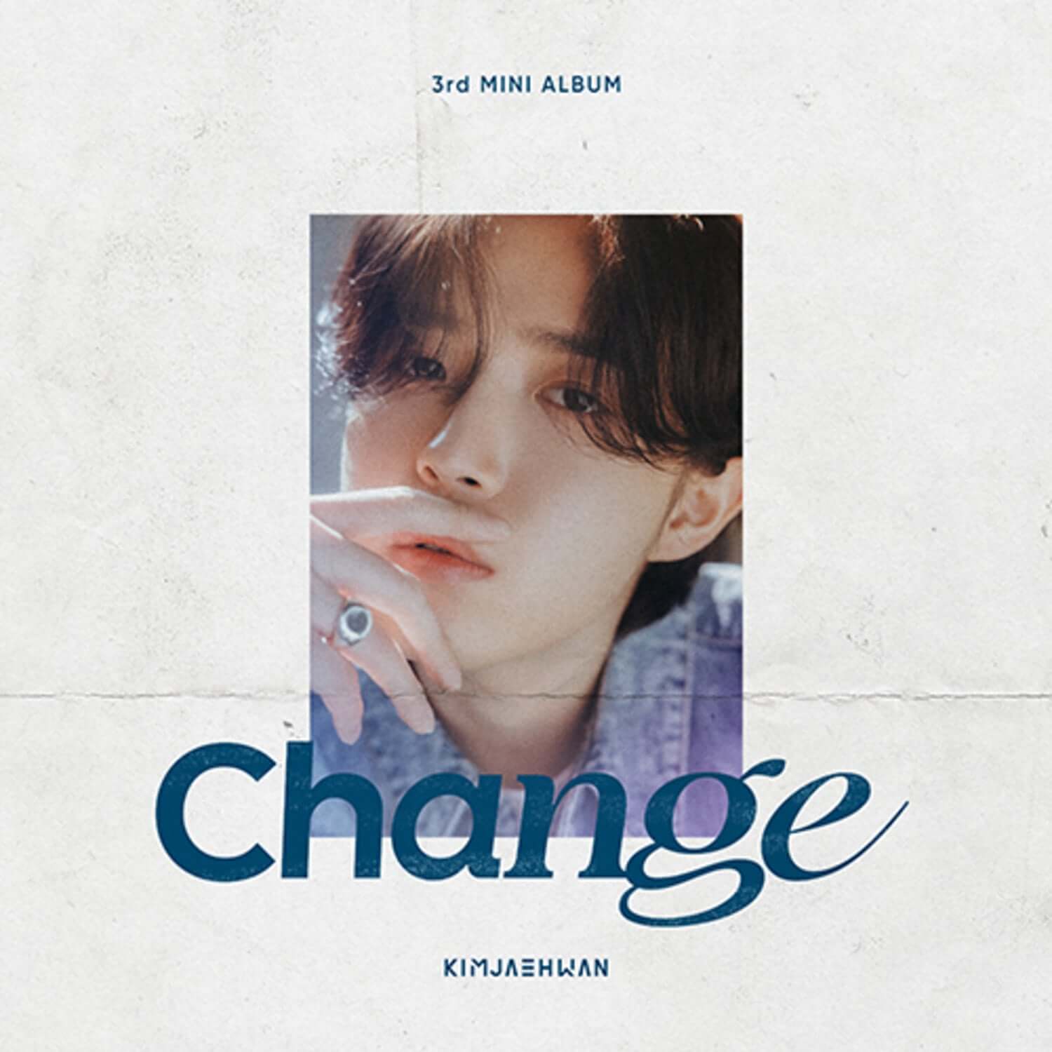 KIM JAEHWAN - 3rd MINI ALBUM [Change] ed Ver. - Album Kpop : couverture Change avec portrait du chanteur, style visuel.