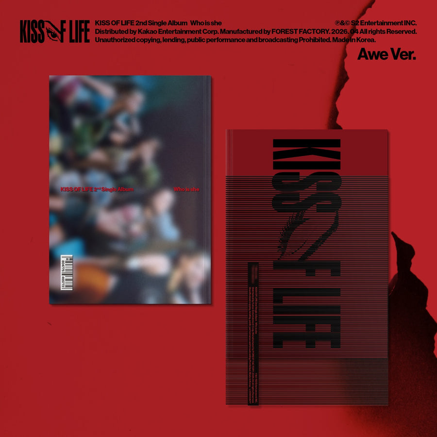 KISS OF LIFE - 2nd Single Album [Who is she] (Awe Ver.) - Album Kpop