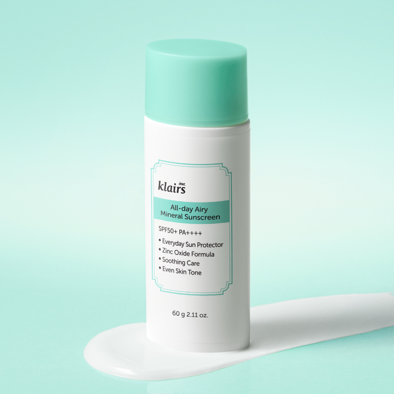 KLAIRS  All Day Airy Invisible Tone-Up Sunscreen 60g (SPF50+ PA++++)
