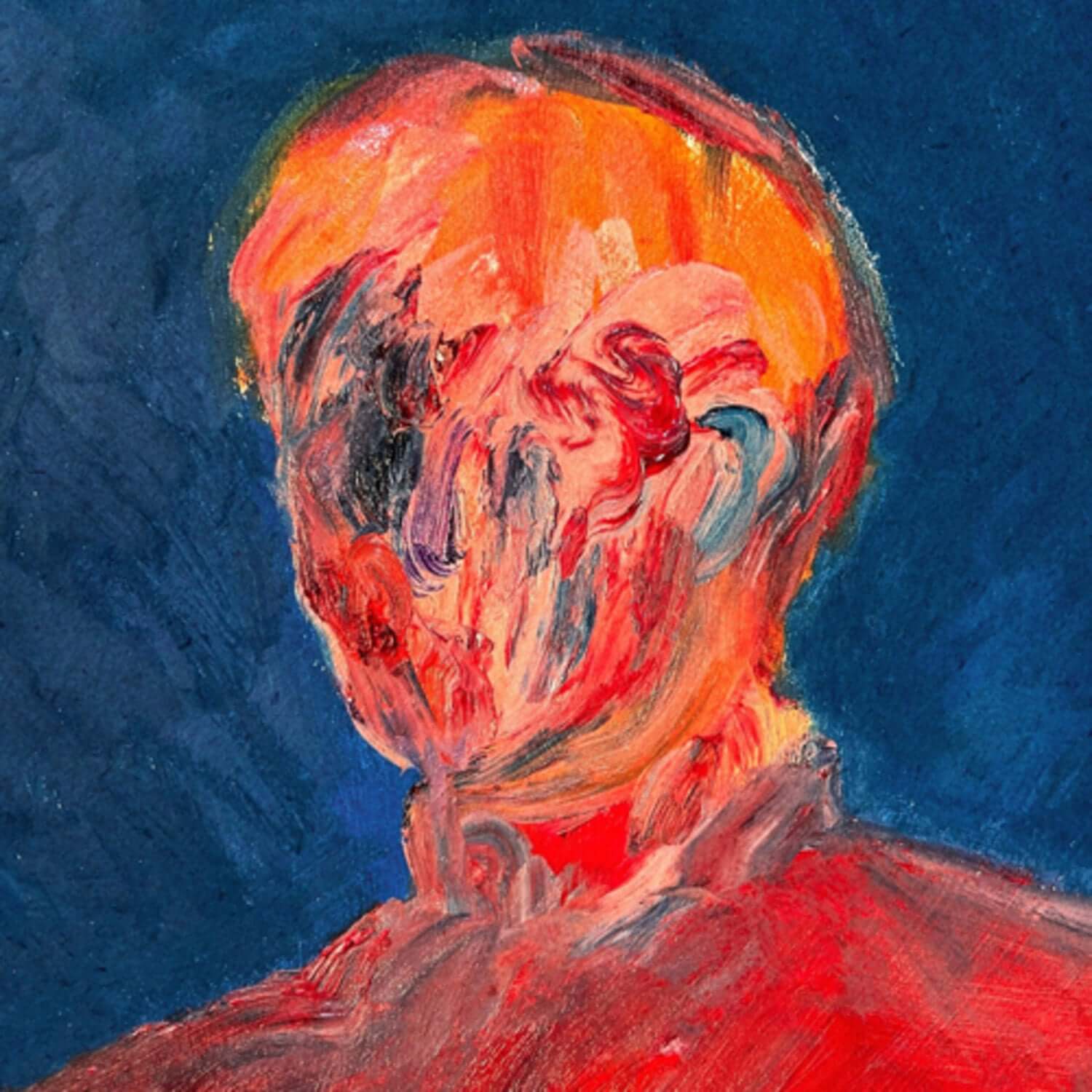 KVSH - [Sin City] - Album Kpop : pochette avec portrait stylisé rouge et bleu, artiste KVSH en style urbain nocturne.