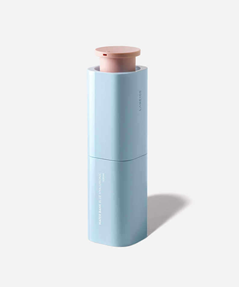 Flacon de 50ml du sérum hydratant LANEIGE Water Bank Blue Hyaluronic Serum 50ml sur fond blanc.