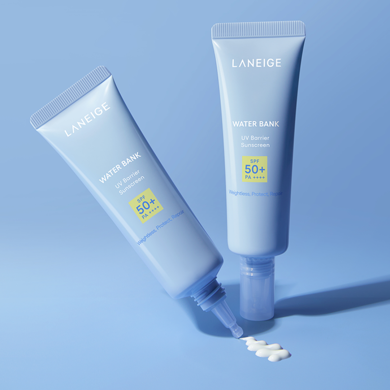LANEIGE [GGAMJA Collaboration] Water Bank UV Barrier Sunscreen Set 50ml