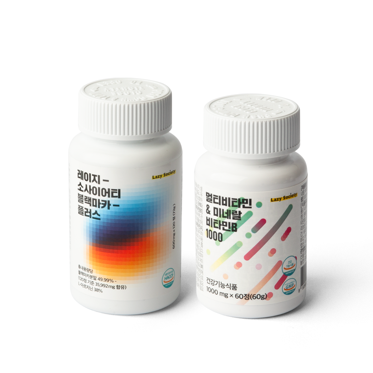 LAZY SOCIETY 1 Black + Multivitamin Set