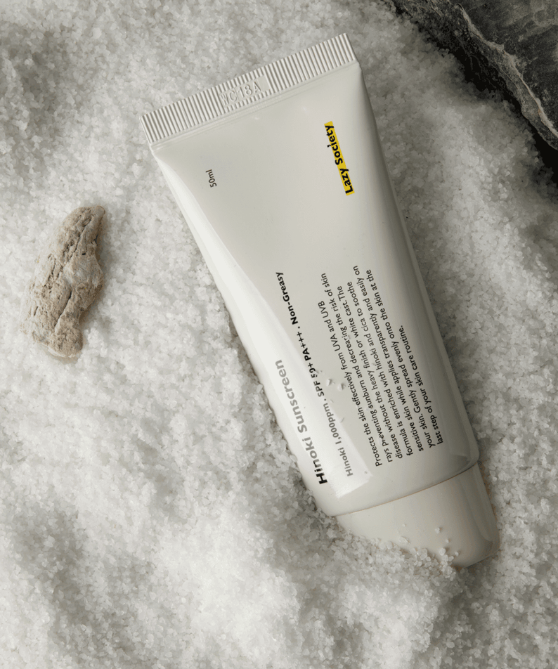 LAZY SOCIETY Hinoki Sunscreen SPPF 50+ PA+++ 50ml
