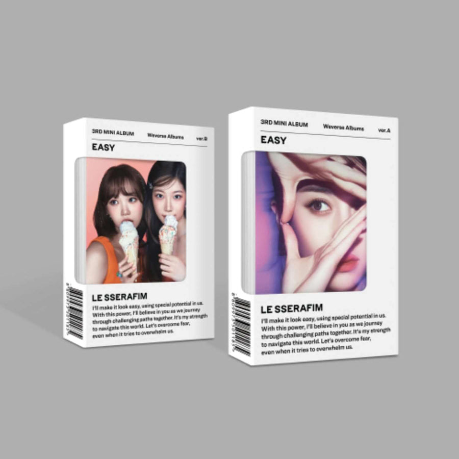 LE SSERAFIM - 3rd Album [EASY] (Weverse Albums ver.) (Random 1 of 2) - Album Kpop