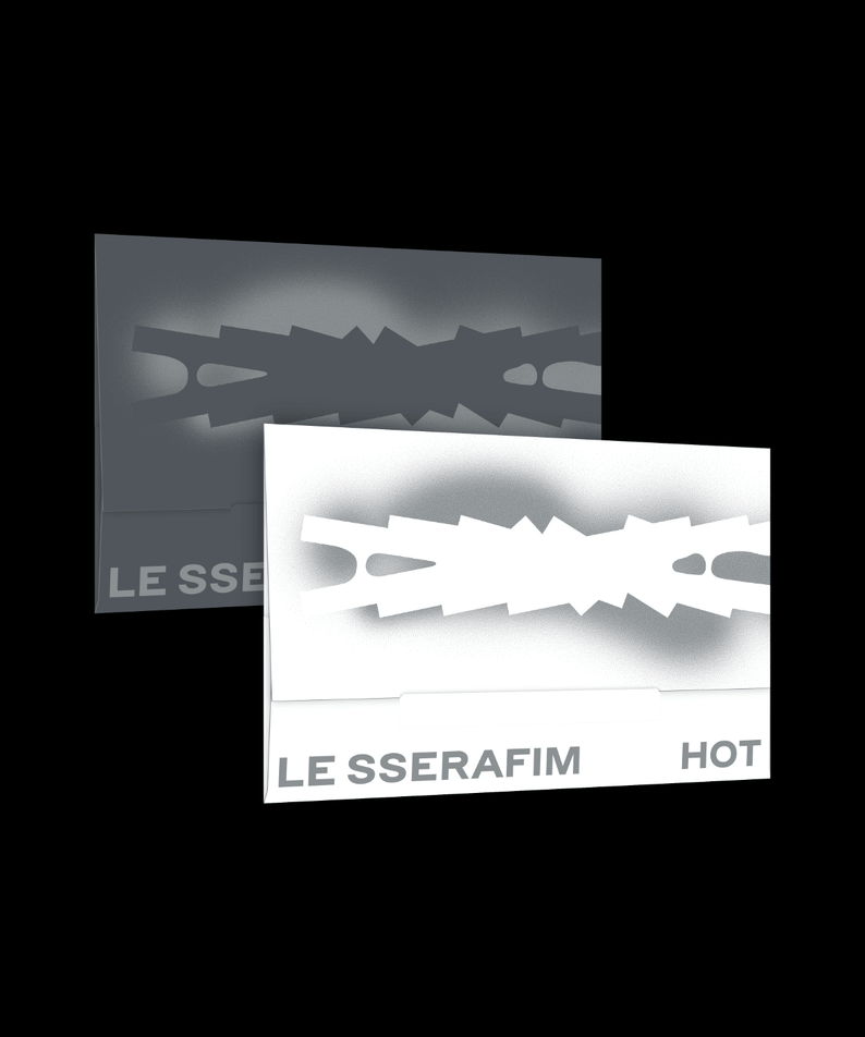 LE SSERAFIM - 5th Mini Album [HOT] (Weverse Albums ver.) (Random 1 of 2) - Album Kpop, visuel album déstructuré