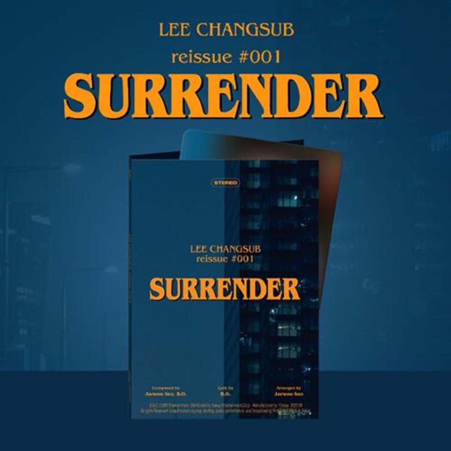 LEE CHANGSUB - reissue #001 [SURRENDER] (Platform Ver.) - Album Kpop