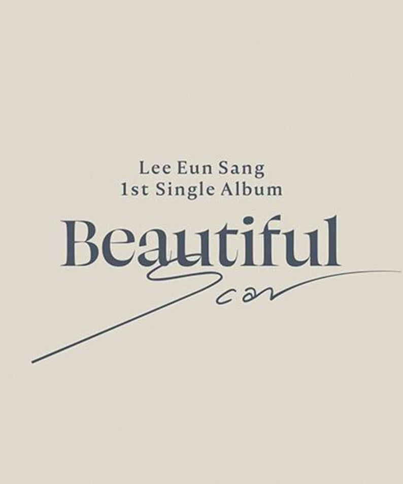 LEE EUNSANG - 1st Album [Beautiful Scar] (Beautiful ver. / Scar ver.) - Album Kpop, pochette Beautiful, style élégant beige
