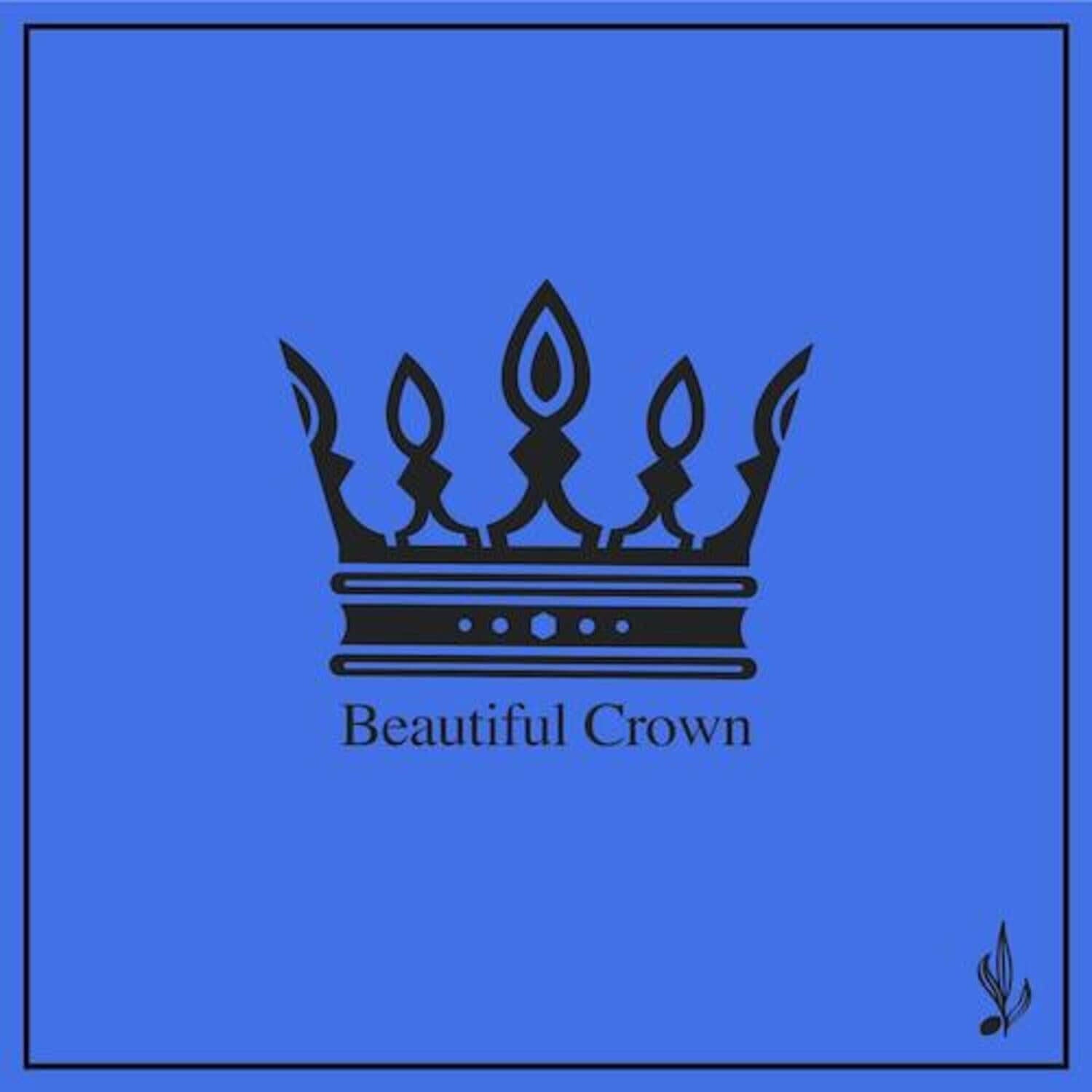 LEE JIHEE - WORSHIP PIANO EP [BEAUTIFUL CROWN] - Album Kpop, jaquette bleue avec couronne “Beautiful Crown”